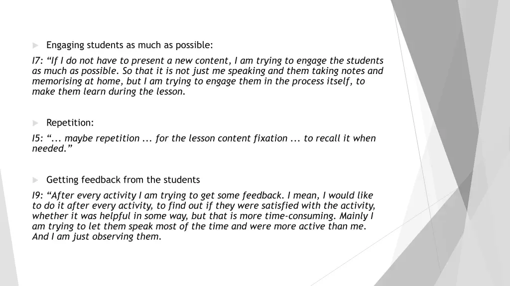 engaging students as much as possible
