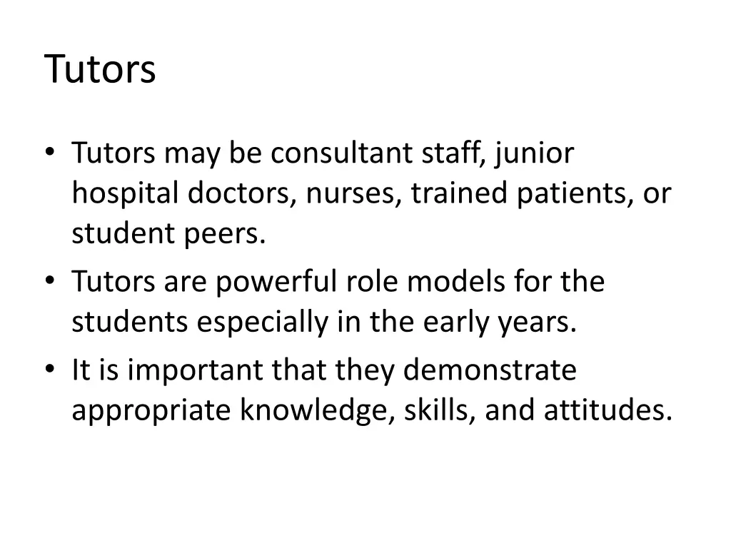 tutors