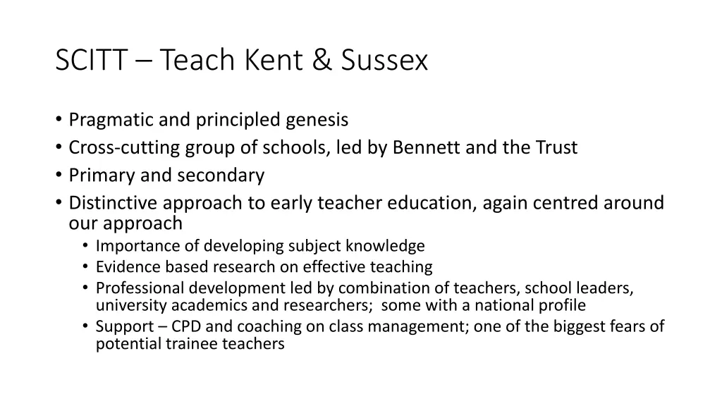 scitt teach kent sussex