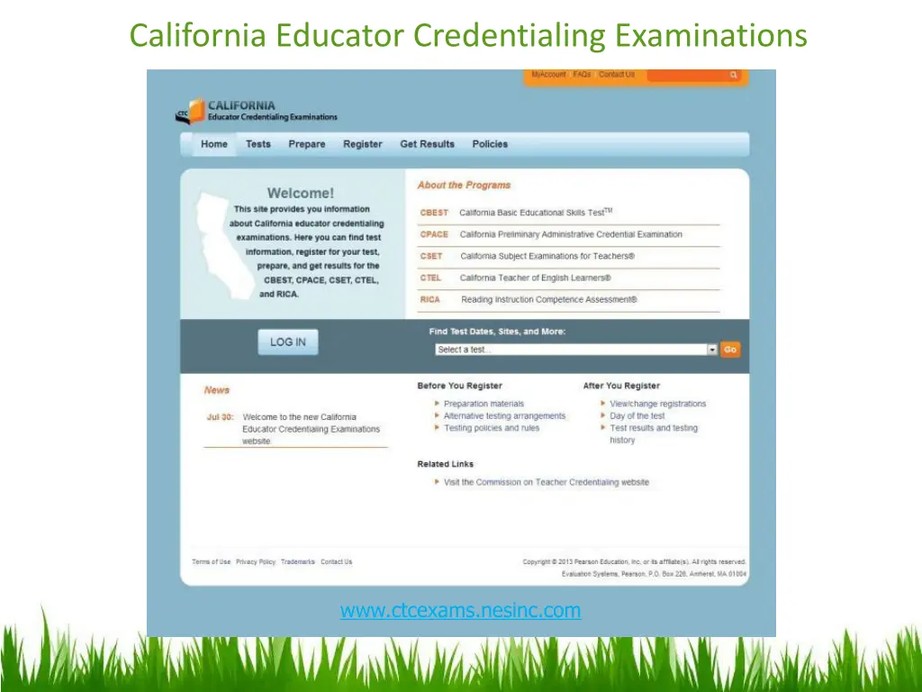 california educator credentialing examinations