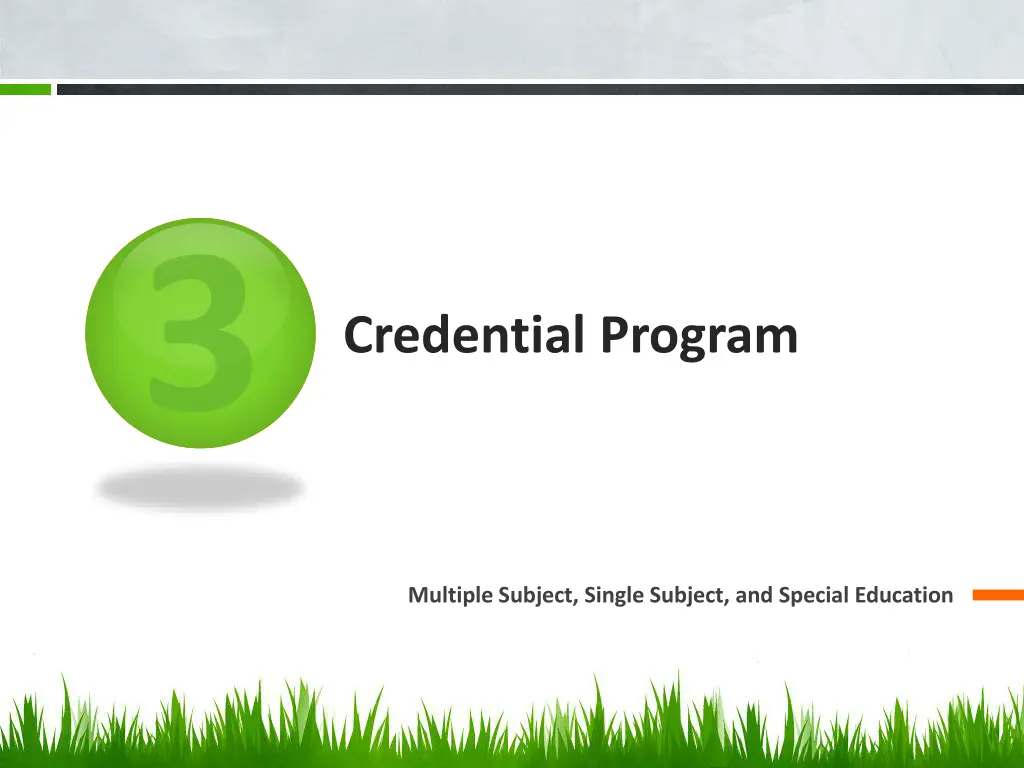 credential program