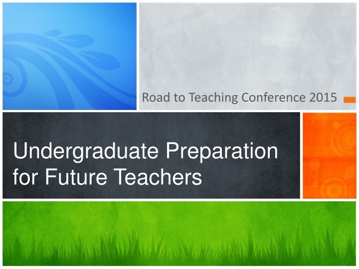 road to teaching conference 2015