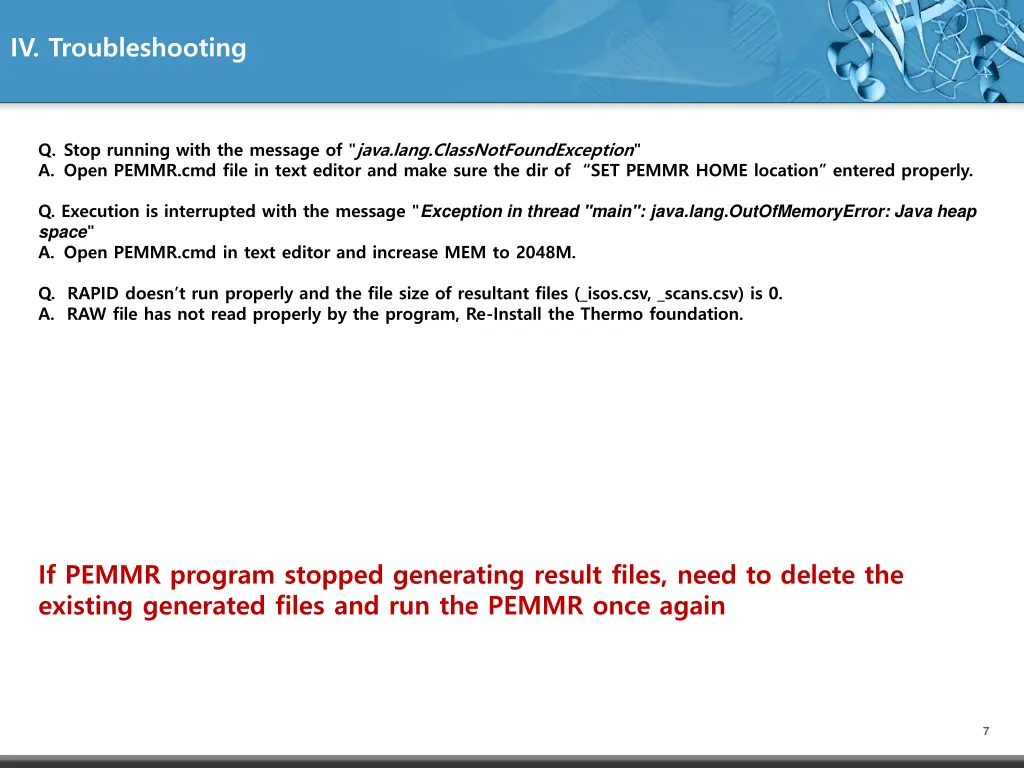 iv troubleshooting