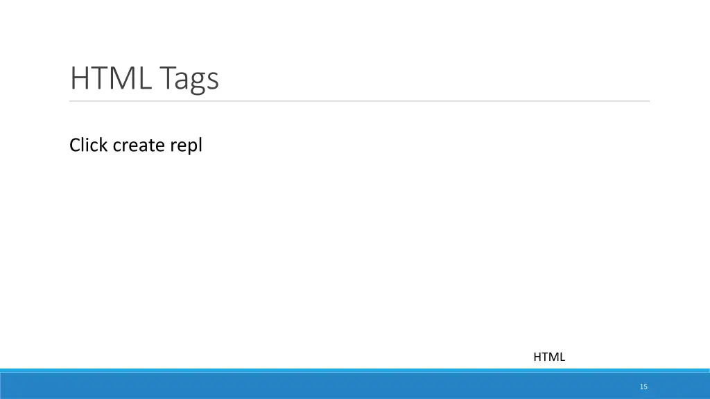 html tags