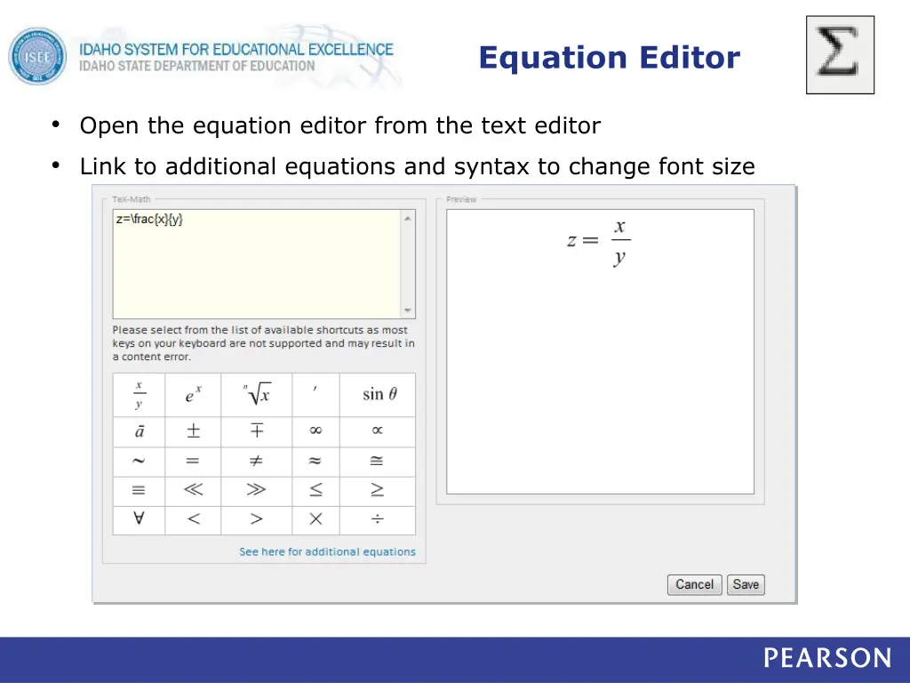 equation editor