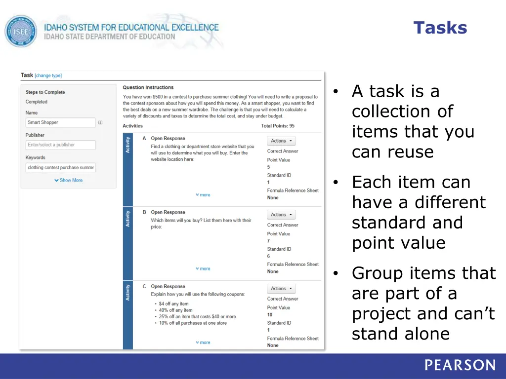 tasks