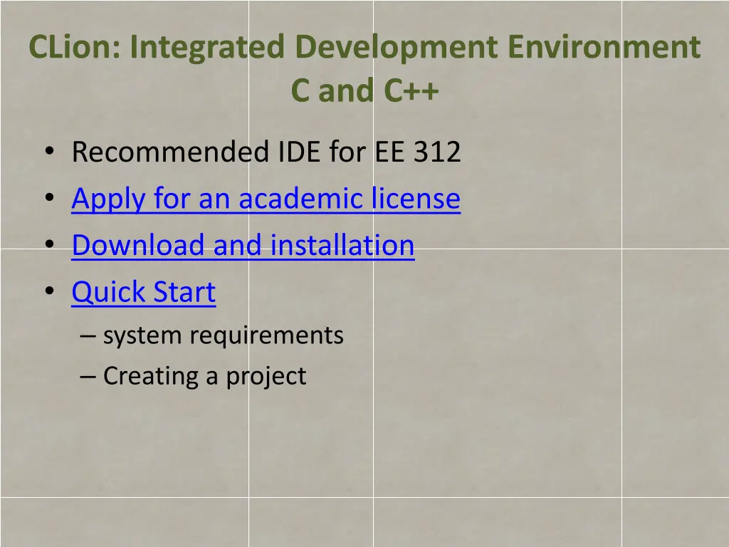clion integrated development environment c and c