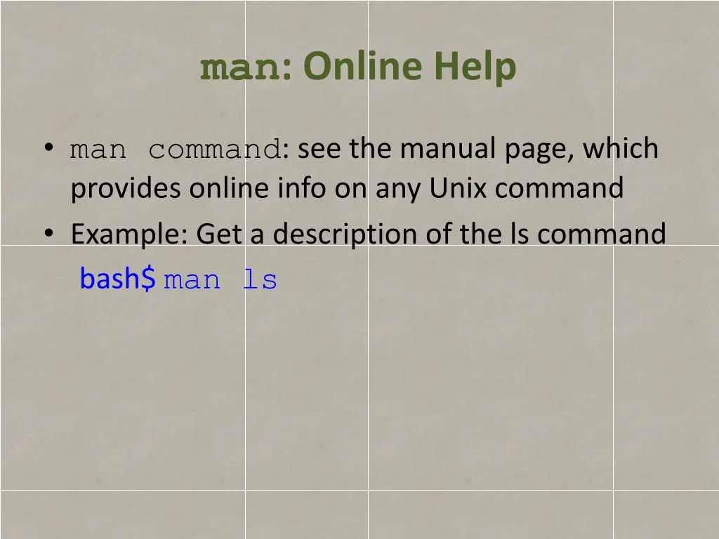 man online help