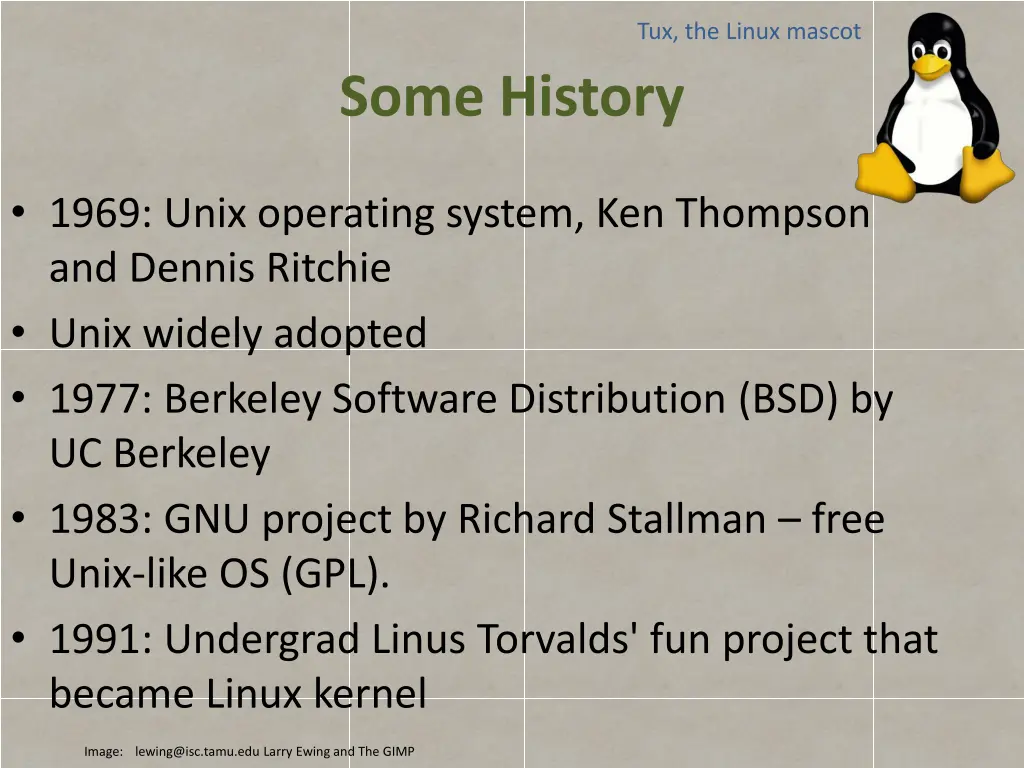 tux the linux mascot