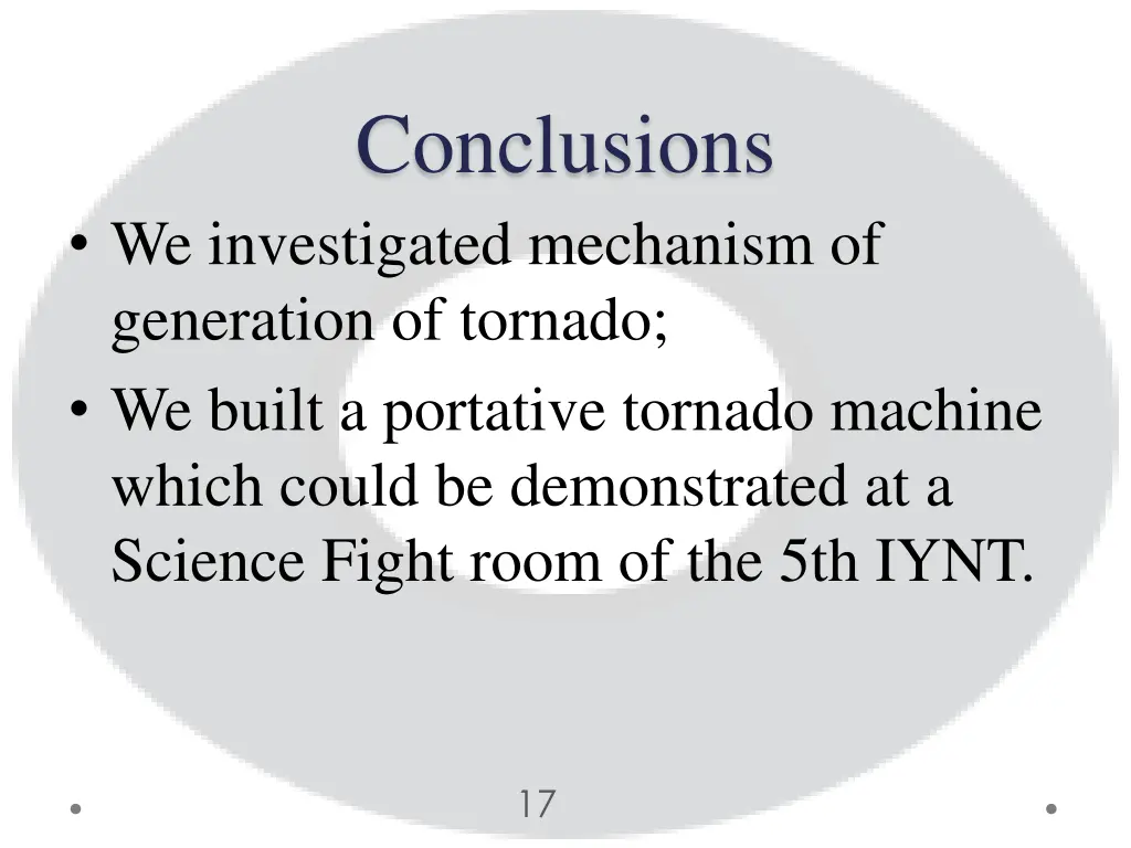 conclusions