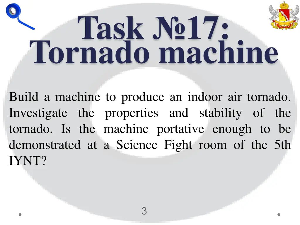 task 17 tornado machine