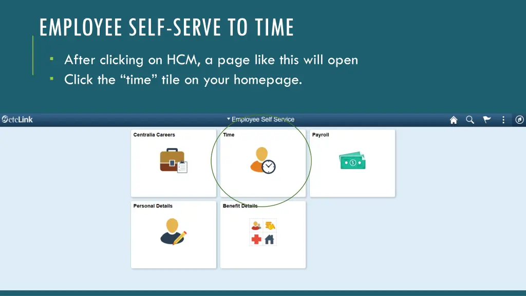 employee self serve to time 2