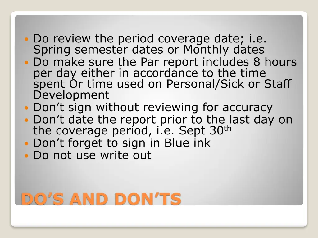 do review the period coverage date i e spring