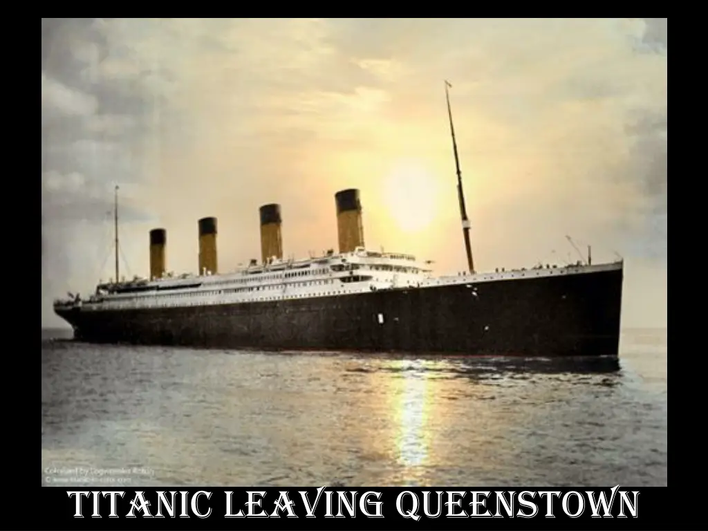 titanic leaving queenstown