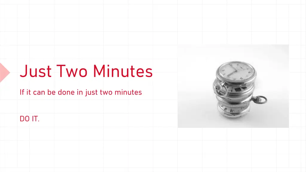 just two minutes