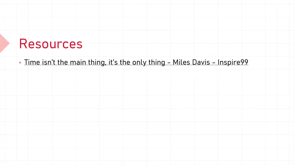 resources