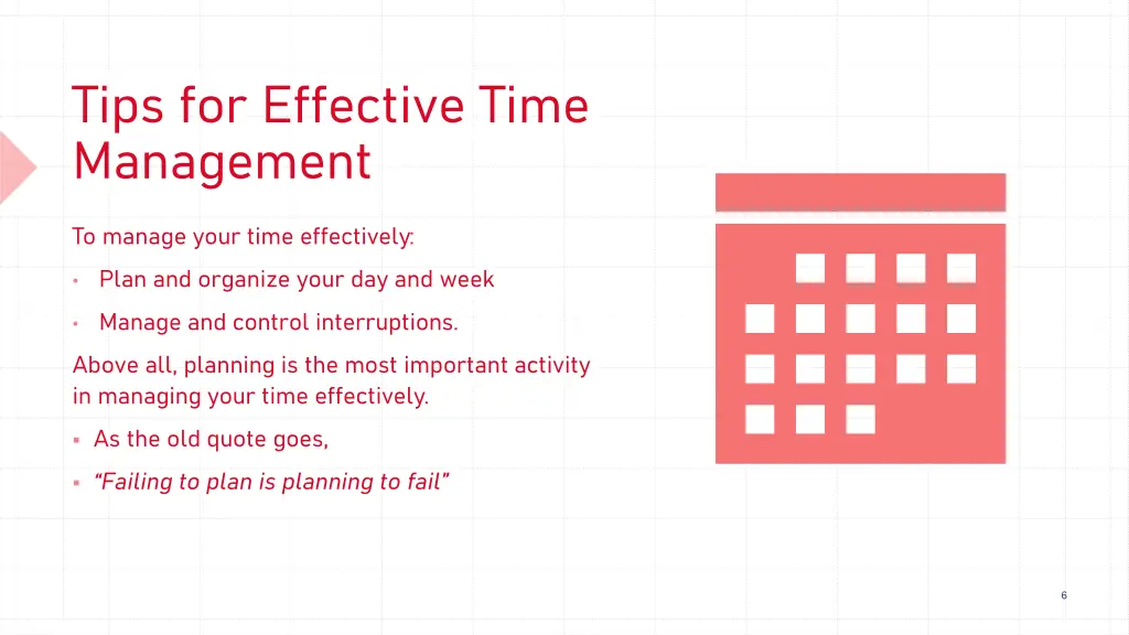 tips for effective time management