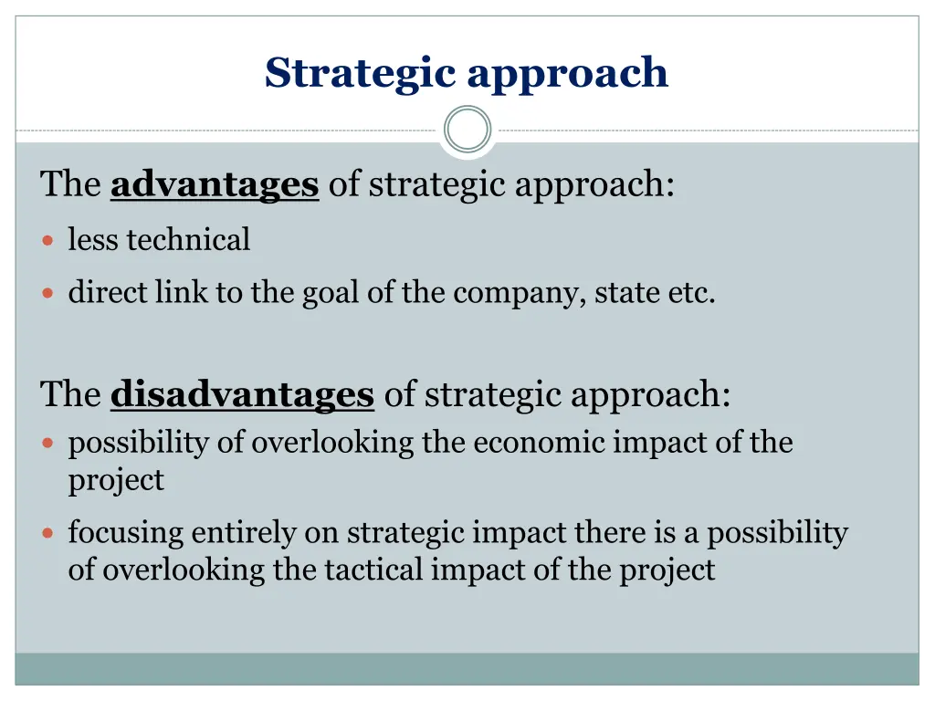 strategic approach 3