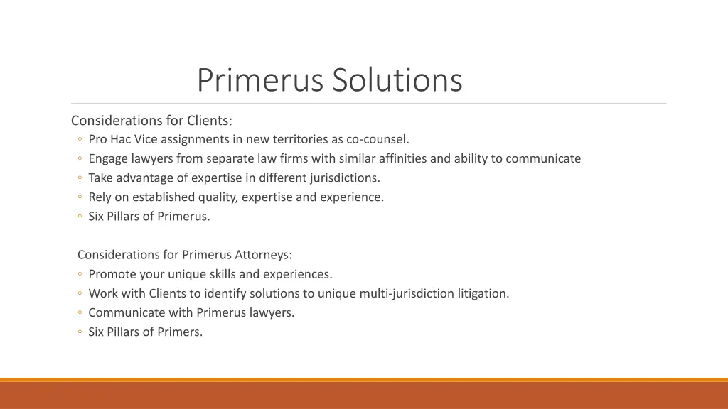 primerus solutions