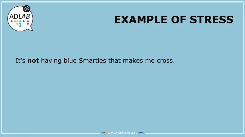 example of stress 2
