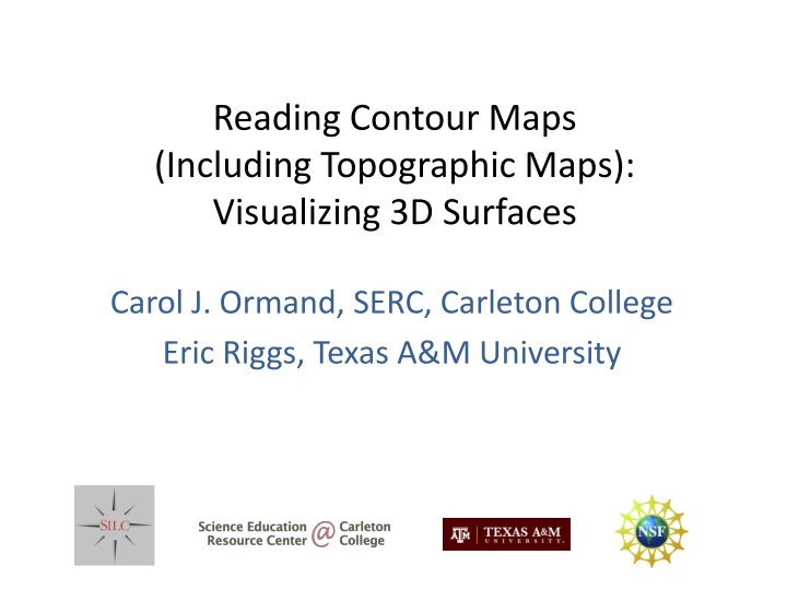 reading contour maps including topographic maps
