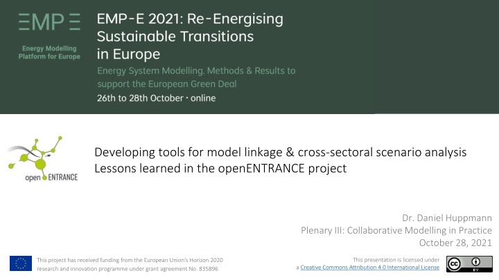 developing tools for model linkage cross sectoral