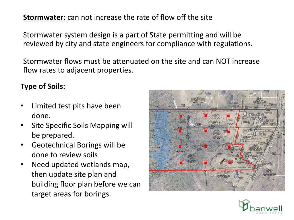 stormwater can not increase the rate of flow