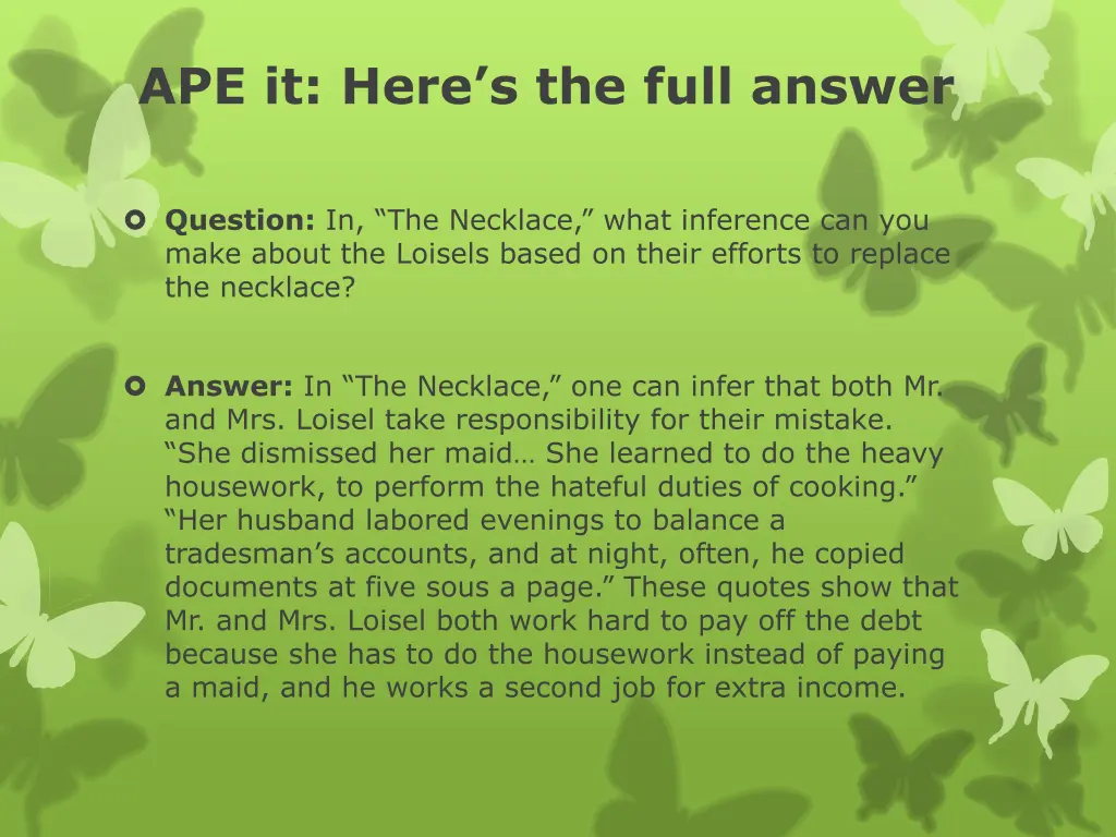 ape it here s the full answer