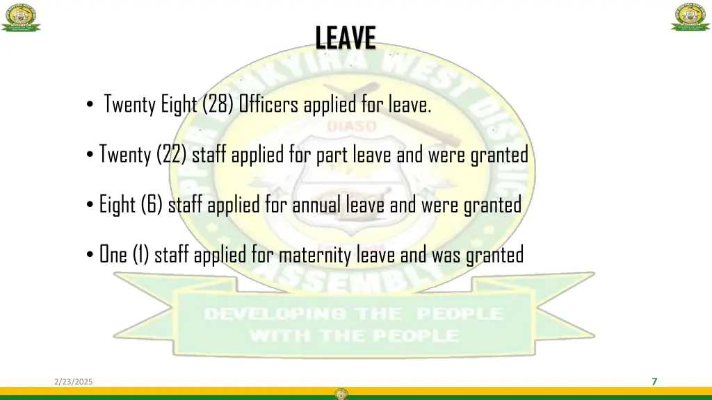 leave