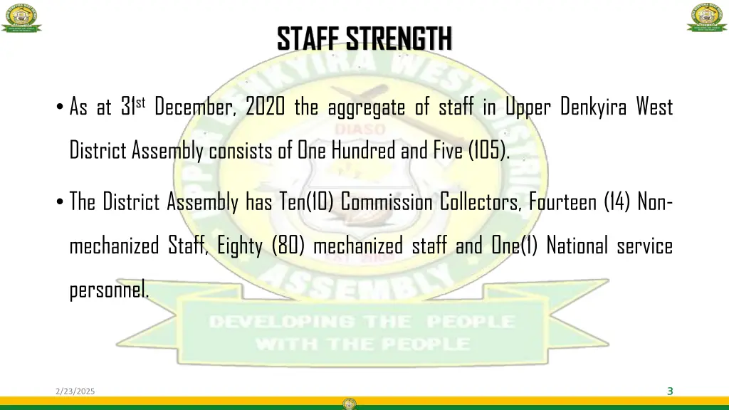staff strength
