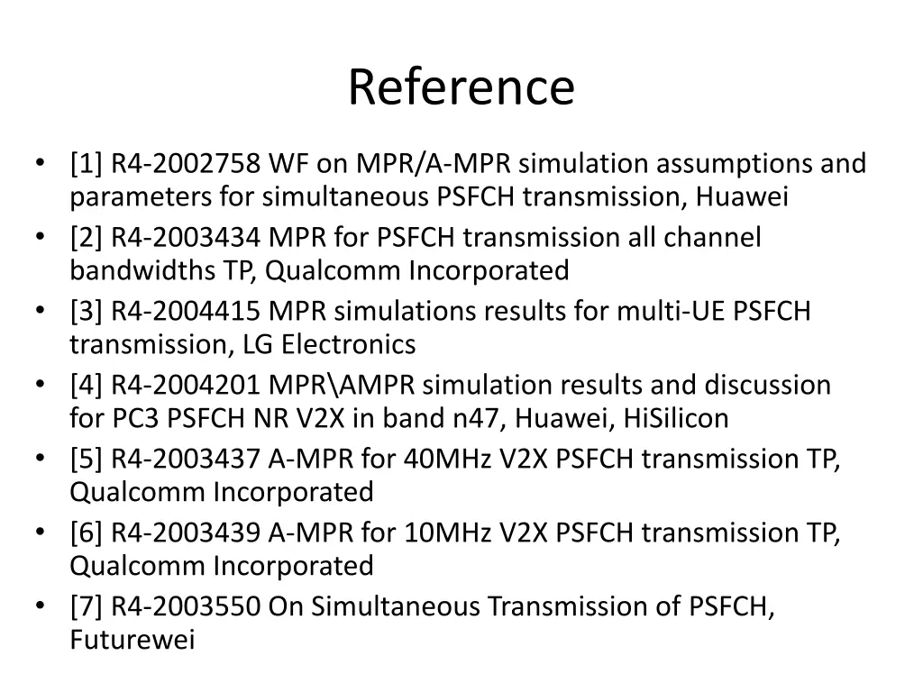 reference