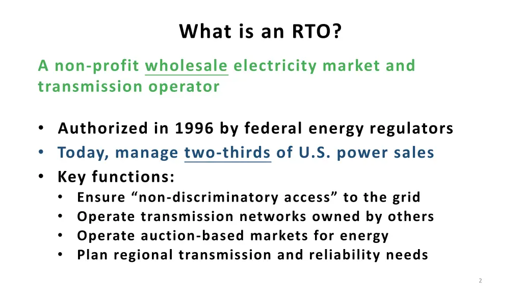 what is an rto
