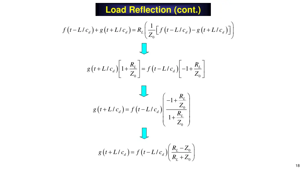 load reflection cont 1