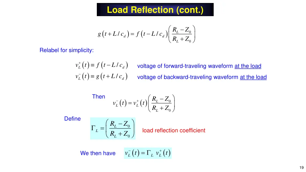 load reflection cont 2