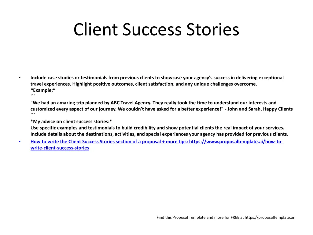 client success stories