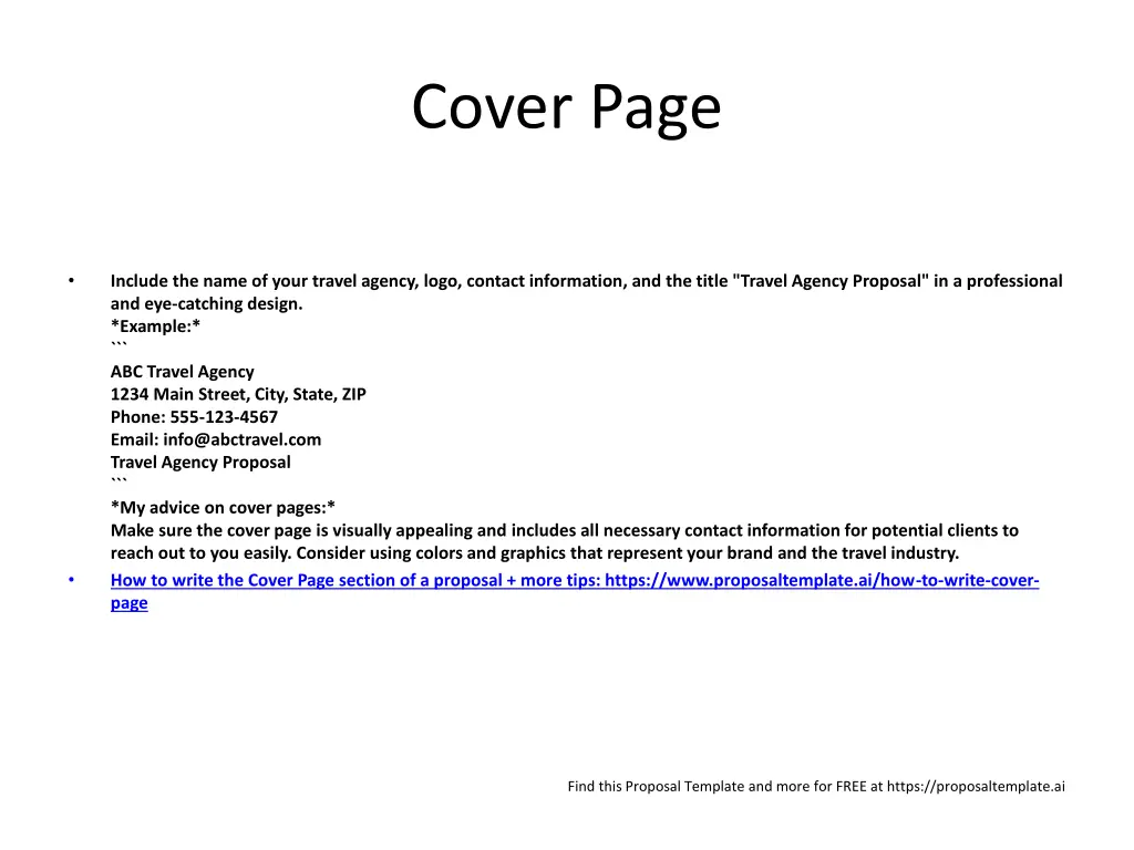 cover page