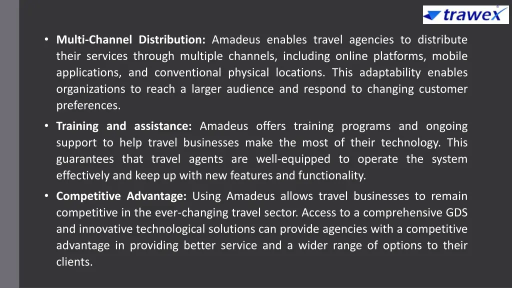 multi channel distribution amadeus enables travel