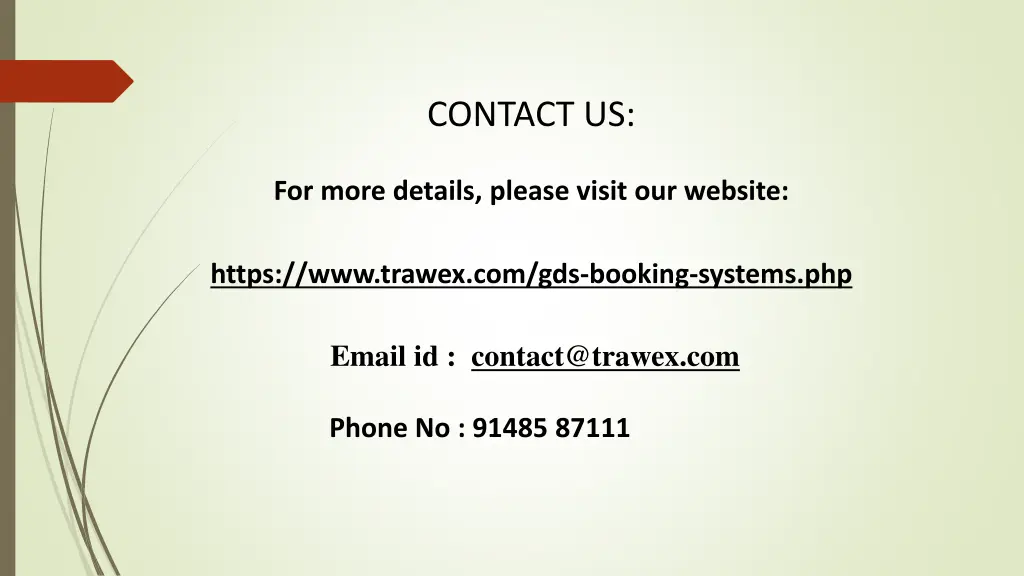 contact us