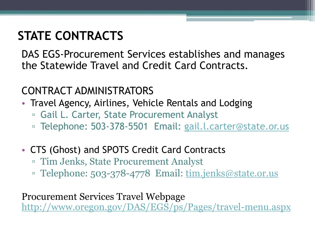state contracts das egs procurement services