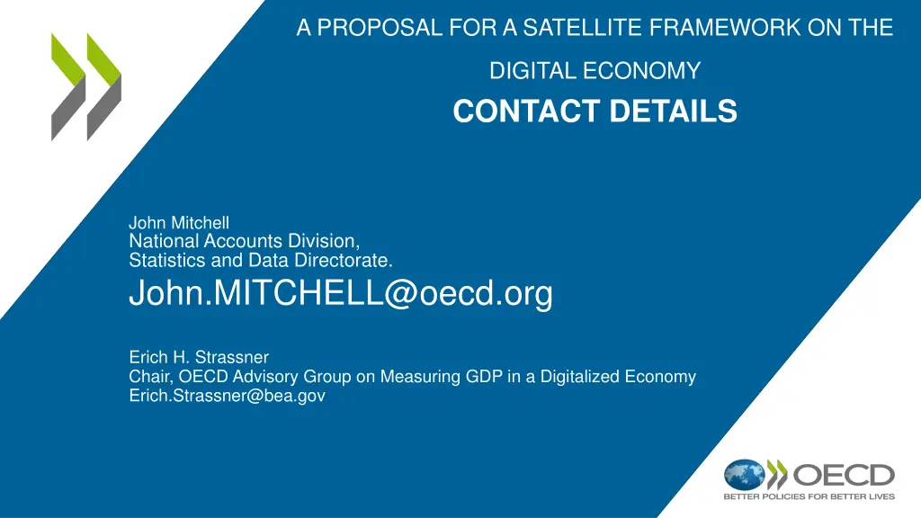 a proposal for a satellite framework on the