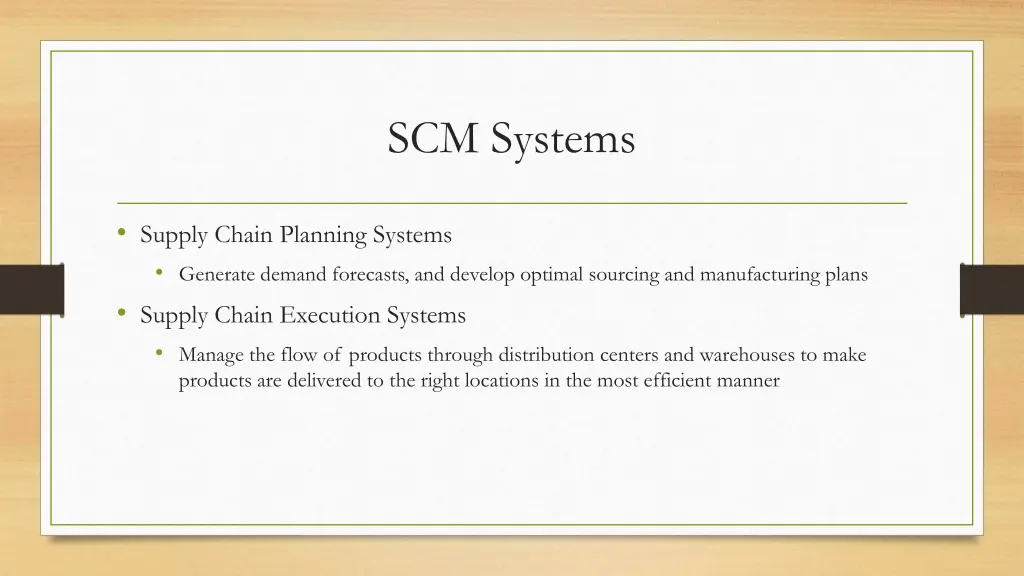 scm systems
