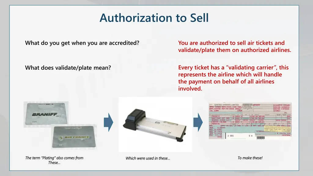 authorization to sell 1