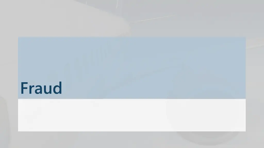 fraud