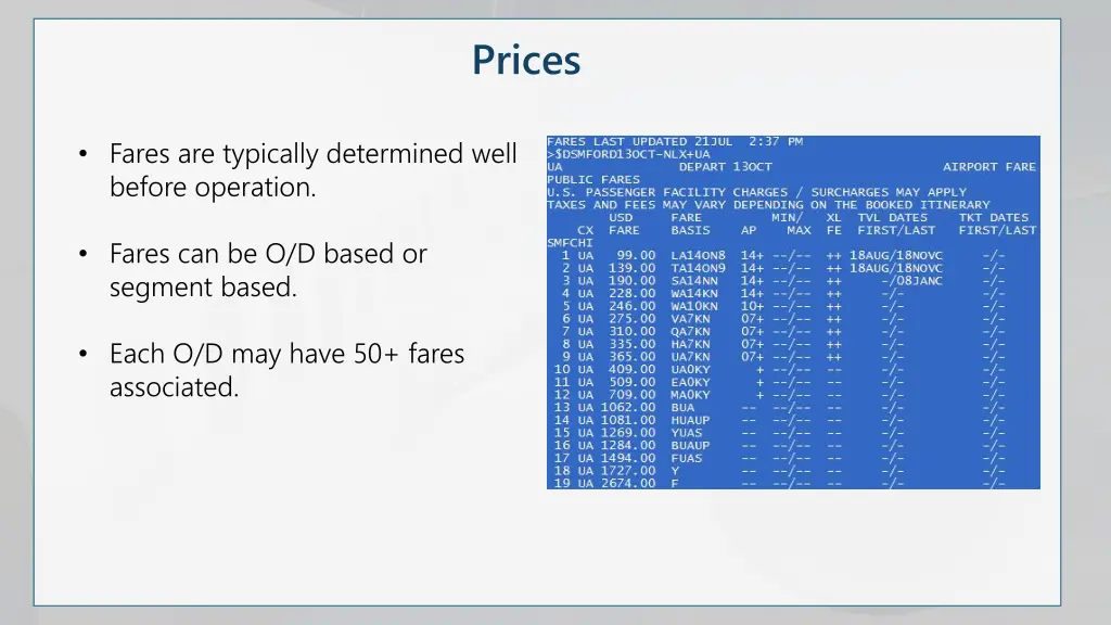 prices 2