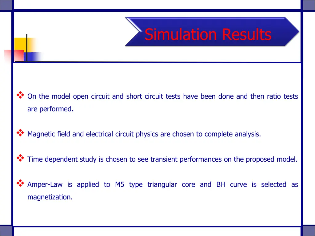 simulation results