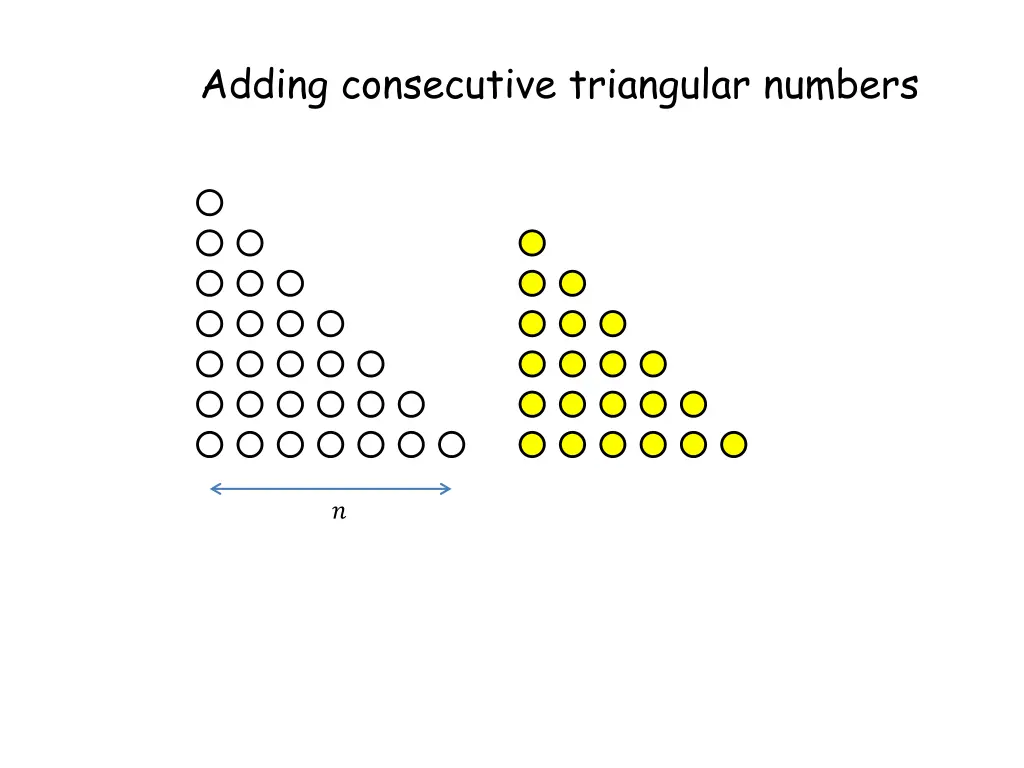 adding consecutive triangular numbers 1