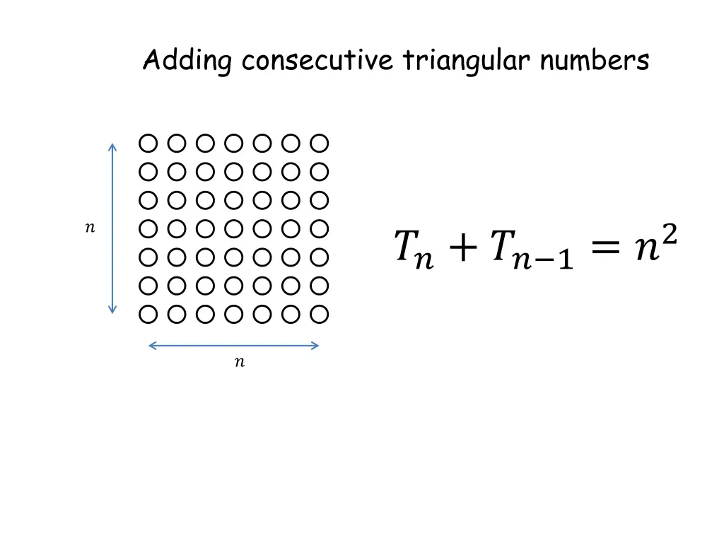 adding consecutive triangular numbers 3