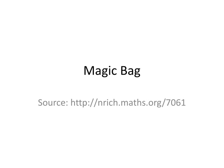 magic bag