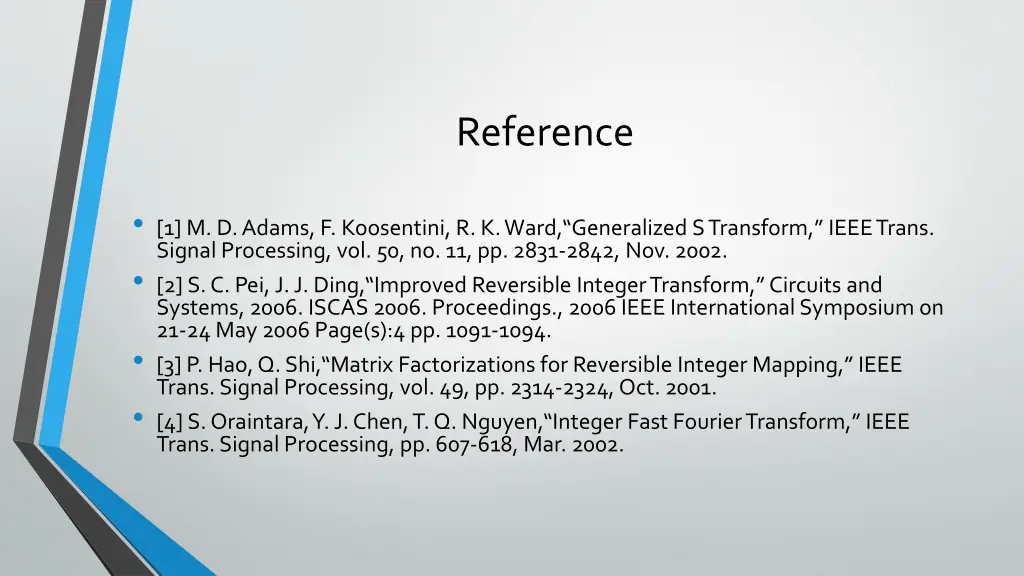 reference