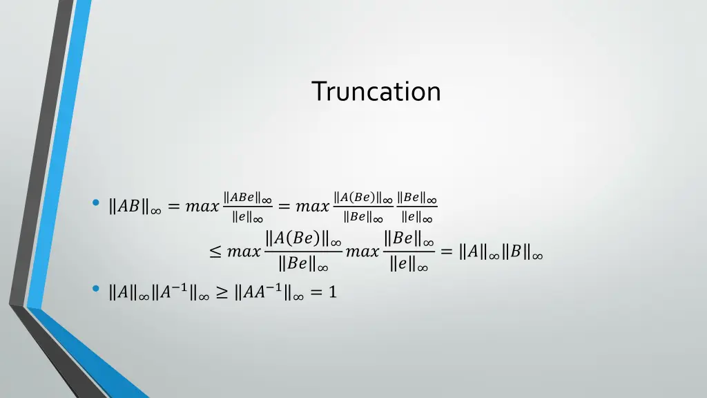 truncation 3